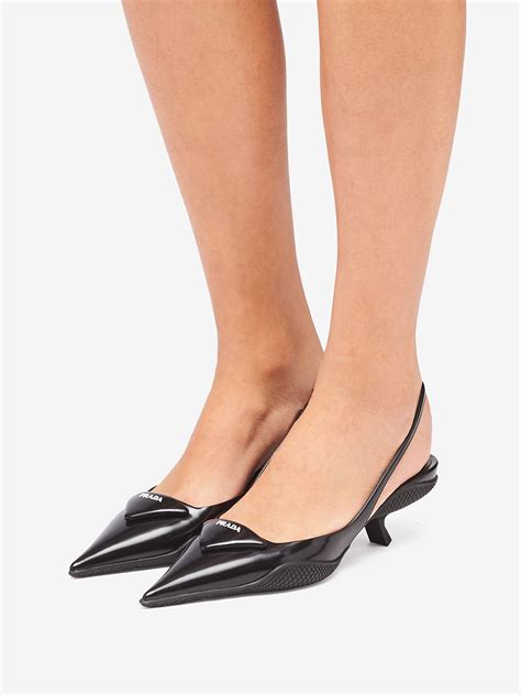 prada light up shoes|women's slingback Prada shoes.